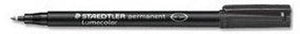 Staedtler viltstift lumocolor 317 permanent m zwart - 10 stuks