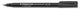Pen staedtler lumocolor 317 fiber 1mm zwart watervast