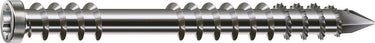 Spax terrasschroef, 5 x 60 mm, 180 stuks, fixeerschroefdraad, cilinderkop, t-star plus t25, cut-punt, roestvast staal a2 - 8000000276606