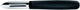 Victorinox swissclassic dunschiller zwart dubbel met 6cm lemmet