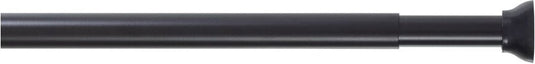 Sealskin - douchegordijnstang - uitschuifbaar - klemstang - 70-115 cm - zwart