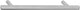 Intersteel meubelgreep ø10 mm lengte 114 mm rvs geborsteld