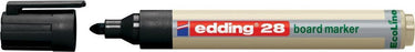 Edding whiteboardmarker 28 ecoline rond 1.5-3mm zwart