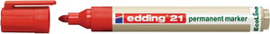 Creativ company viltstift edding 21 eco rond 1.5-3mm rood