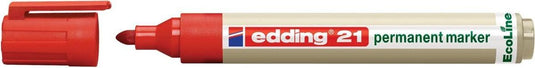 Creativ company viltstift edding 21 eco rond 1.5-3mm rood