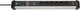 Brennenstuhl premium-protect-line 60.000a stekkerdoos met overspanningsbeveiliging en power delivery usb 6-voudig 3m h05vv-f 3g1,5