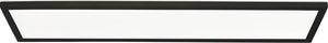 Brilliant sorell - plafondlamp badkamer - led 24w - cct - dimbaar - afstandsbediening - zwart wit
