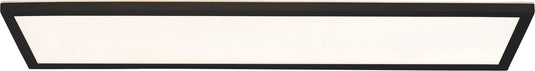 Brilliant sorell - plafondlamp badkamer - led 24w - cct - dimbaar - afstandsbediening - zwart wit
