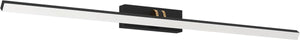 Eglo verdello spiegellamp - led - 60 cm - zwart geelkoper wit