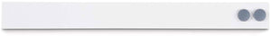 Maul metaalstrip standard stalen plaat metaal zelfklevende schuimlaag 50 x 5 x 0.93 cm wit