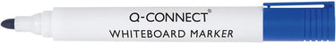 Q-connect whiteboardmarker, 2-3 mm, ronde punt, blauw 10 stuks