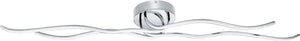 Eglo roncade - wand plafondlamp - 1 lichts - chroom - wit