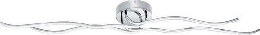 Eglo roncade - wand plafondlamp - 1 lichts - chroom - wit