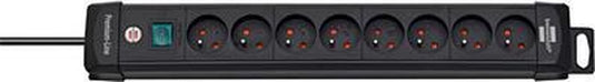 Brennenstuhl power socket 8 sockets with switch
