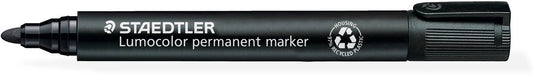 Staedtler 10x viltstift rond zwart 2mm