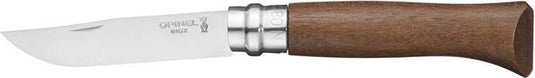 Merkloos sans marque opinel n°08 - zakmes - luxury walnoot
