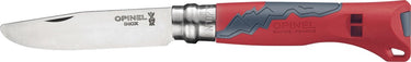 Opinel no.07 outdoor junior zakmes - rvs - rood