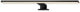 B.k.licht briloner dun - led spiegelverlichting - warm wit licht - spiegellamp - klembaar of schroefbaar - zwart - 50x10.5x4 cm
