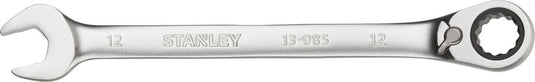 Stanley - fatmax omkeerbare ringsteeksleutel met ratel 12mm - steeksleutel - sleutelgereedschap - 1 stuk(s)