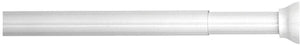 Sealskin - douchegordijnstang - klemstang - aluminium - 110-185 cm - wit