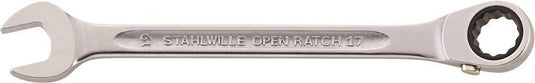 Stahlwille 17-13 steek- ringratelsleutel - omschakelbaar - 13 x 182mm