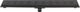 Differnz douchegoot - 7 x 7 x 80cm - met flens - rvs zwart