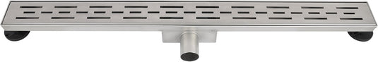 Differnz douchegoot - zonder flens rvs - 7 x 7 x 80 cm