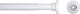 Sealskin seallux douchegordijnstang - 80-130 cm - wit