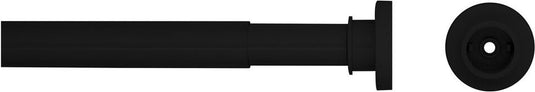 Sealskin seallux douchegordijnstang - 125-220 cm - zwart