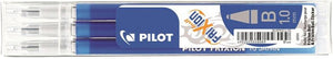 Pilot balpenvulling frixion ball clicker, groen, etui van 3 stuks 12 stuks