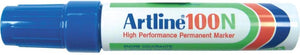 Artline 100 neat - permanent marker - 1 stuk - 7,5-12mm lijndikte - blauw