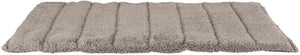Trixie reisdeken - pluche donkergrijs lichtgrijs - 120x80x3 cm, compact op te rollen, handvat