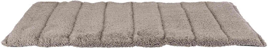 Trixie reisdeken - pluche donkergrijs lichtgrijs - 120x80x3 cm, compact op te rollen, handvat