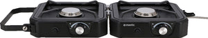 Mestic kooktoestel mgc-150 – 2 kookpitten - 2x 1800 w - maximaal vermogen: 3600 w - campingtoestel