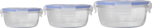 Luminarc pure box active verhoudbak - glas - rond - set-3