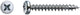 Fadix schroef ronde kop (3,5 x 22 mm)
