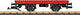 Lgb spoorwagen clip-on 1:26 schaal g 26 x 4,5 cm rood