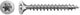 Spax torx houtschroef platte kop - 4.0x35mm - t10 - 25 stuks