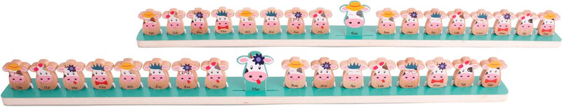 Afbeelding laden in galerijviewer, Bs toys welke koe ben ik houten spel
