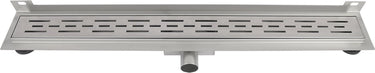 Differnz douchegoot - muur flens rvs - 7 x 7 x 70 cm