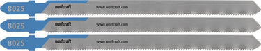 Wolfcraft - metalen buis decoupeerzaagbladen - hss-blad met t-schacht – ideaal voor buizen van metaal, staal, koper en aluminium - 8025000