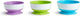 Munchkin kommetjes met zuignap - suction bowls - per 3 stuks - vaatwasser en magnetronbestendig - vanaf 6 maanden - paars groen blauw