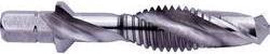 Exact 05904 combinatietapboor metrisch m6 1 mm rechtssnijdend din 3126 hss 1 stuk(s)
