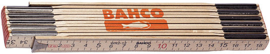 Bahco houten duimstok 200 cm blank