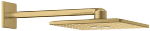 Grohe rainshower hoofddouche+arm vierkant cool sunrise geborsteld