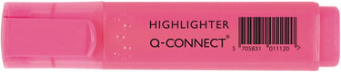 Q-connect markeerstift, roze 10 stuks