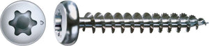 Spax torx houtschroef bolle kop - 5.0x16mm - t10 - 16 stuks