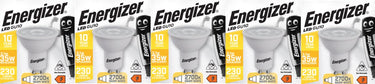 Energizer energiezuinige led spot - gu10 - 3,1 watt - warmwit licht - niet dimbaar - 5 stuks