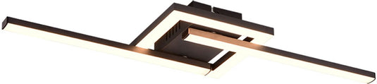 Rl live your light reality viale - plafondlamp - zwart mat - incl. 1x smd 17w - draaibaar