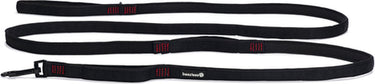 Beeztees parinca premium - hondenriem - nylon - zwart - 300 cm x 20 mm